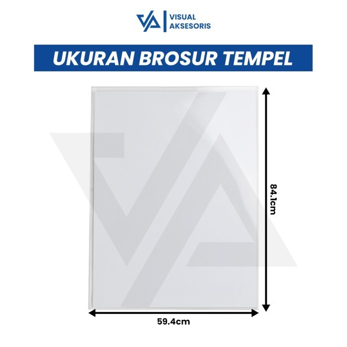 

HARGA DISC - Tempat Brosur Akrilik Tempel / Sign Holder Acrylic / Akrilik Poster Tempel A1