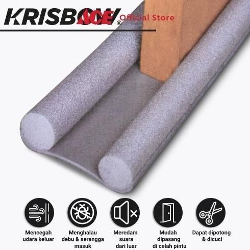 KRISBOW PENUTUP CELAH LUBANG BAWAH PINTU FOAM DOOR SEAL PENAHAN ANGIN HARGA SPESIAL