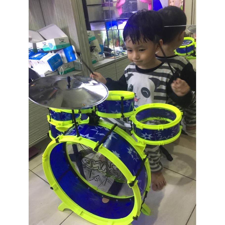 TERSEDIA MAINAN ANAK DRUM SET BIG BAND FULL SET LENGKAP - DRUM SET BIGBAND ANAK