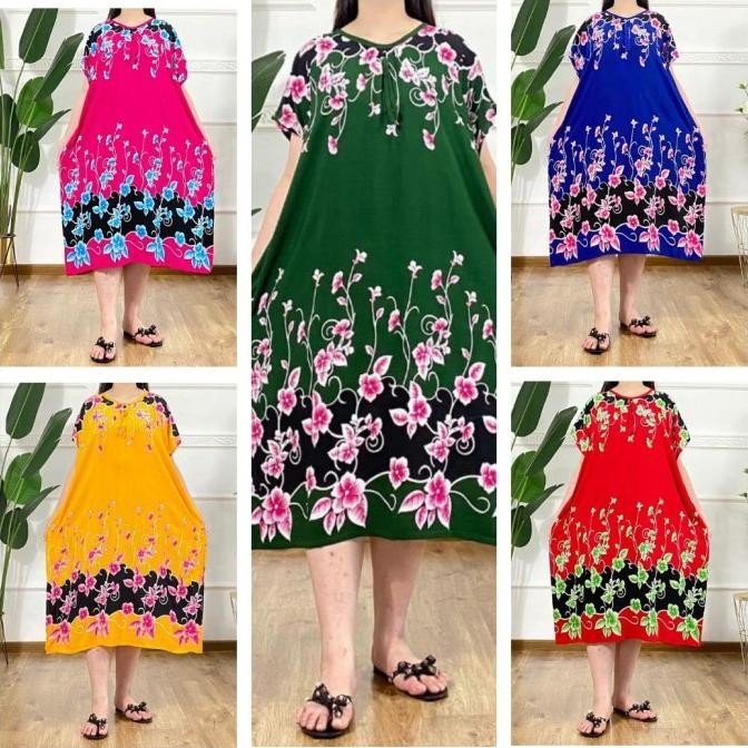 Grosir Daster Kalong Motif Bunga Rambat