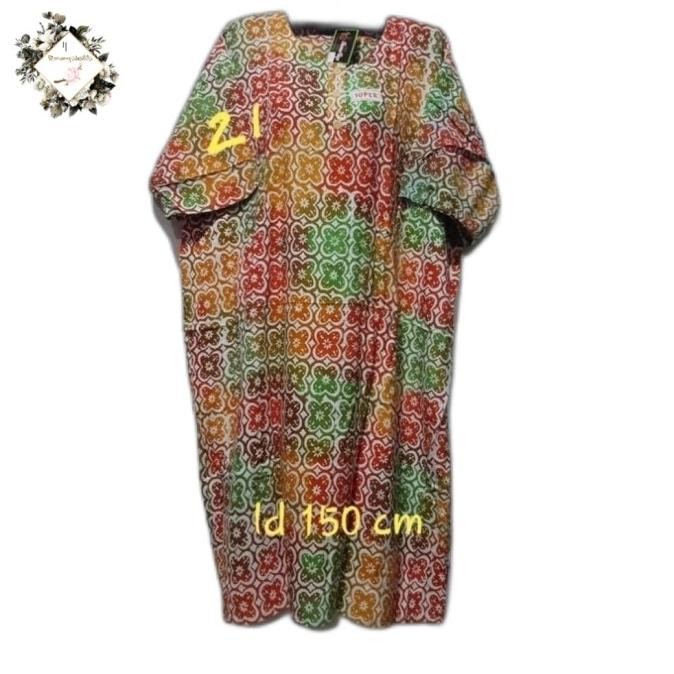 Murah Daster L5 Remek Ld 150 Cm Pb 110 Cm Batik Kencana Ungu Label Hitam