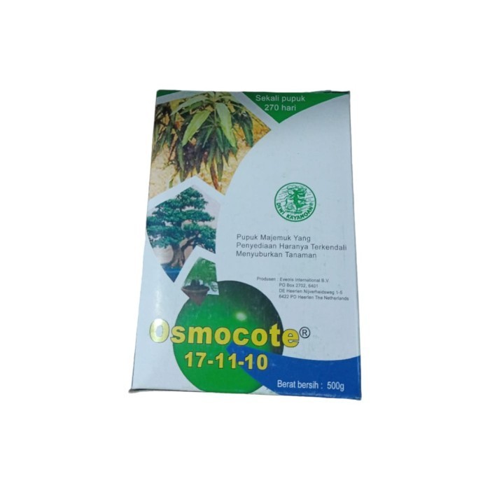 Pupuk Osmocote Dekastar 17 11 10 500 Gram Daun