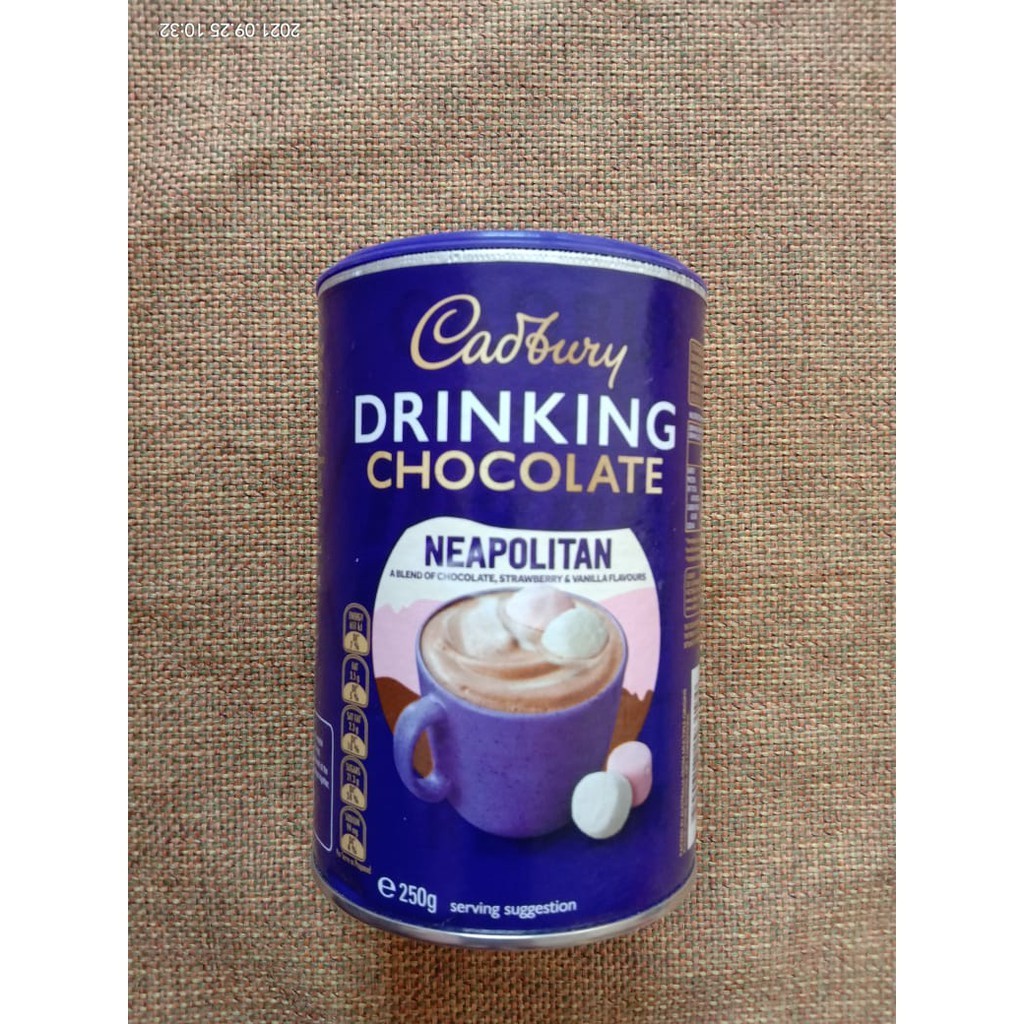 

Cadbury Drining Chocolate Neapolitan 250Gr