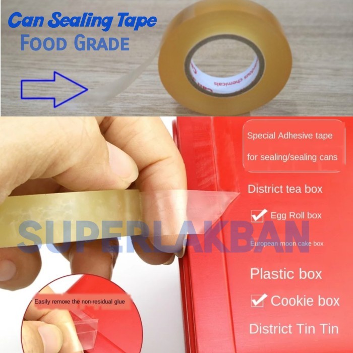 

Isolasi Kaleng - Selotip Toples Kue Dan Makanan Food Grade 12Mmx20M