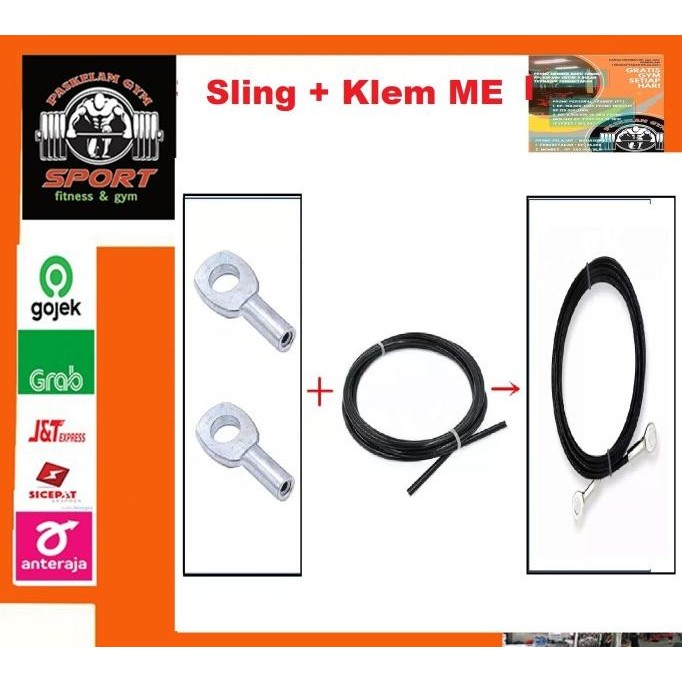 Tali Sling + Klem ME Home Gym / Kabel Sling Gym
