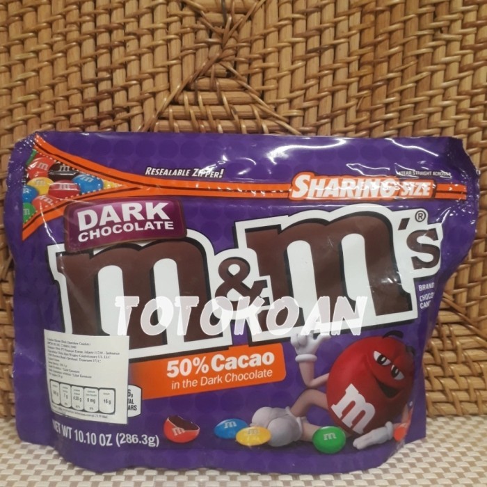 

M&M'S M&M DARK CHOCOLATE 50% CACAO CANDIES SHARING 286,3 GR