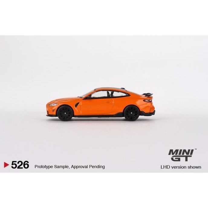 Minigt 526 Bmw M4 M-Performance (G82) Fire Orange Mgt Mini Gt Diecast Original