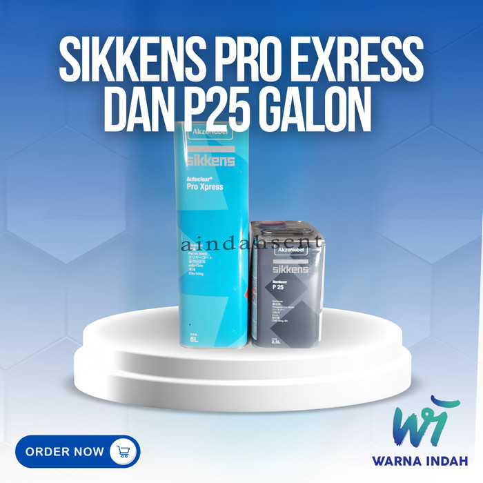KHUSUS GRAB Sikkens Pro Xpress Clear Gln + Hardener P25 2.5Ltr