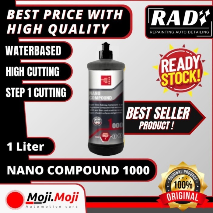 Moji Moji Automotive Nano Compound 1000 1L - Obat Poles Step 1
