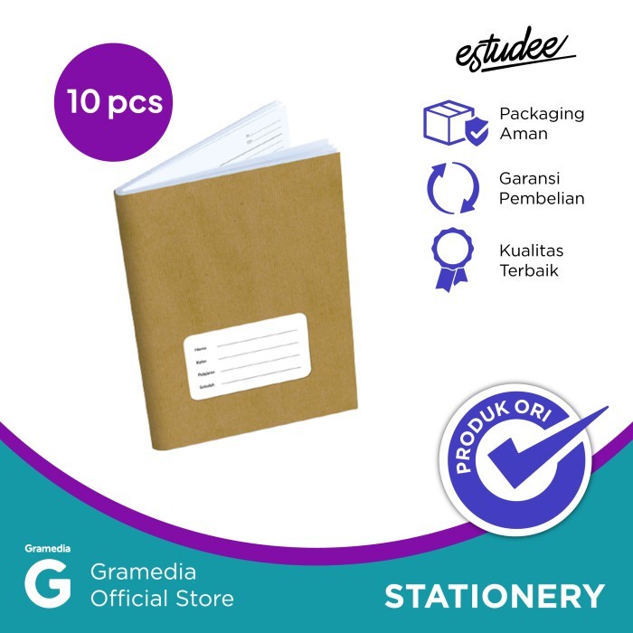 

JUAL Estudee J Kwarto 58 Sampul Coklat Isi 10