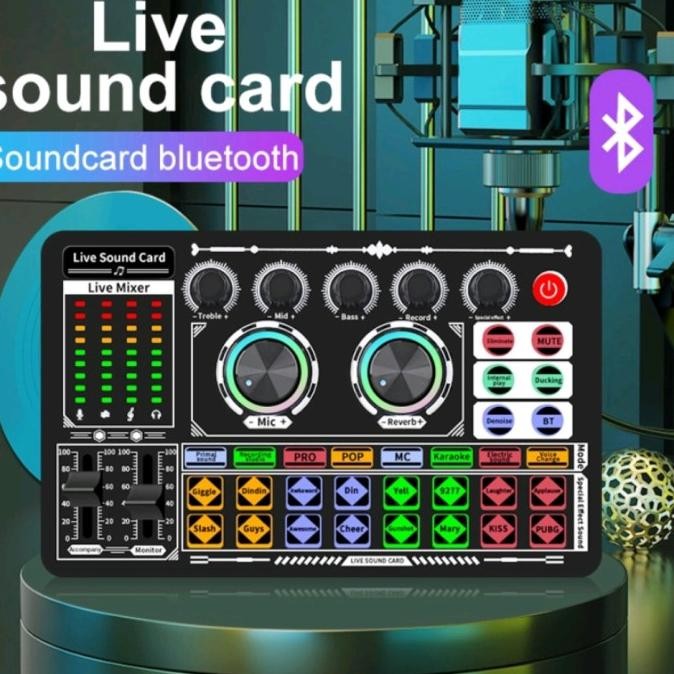 Sale Paket Microphone Sf666 Soundcard F999 Condenser Live Streaming Terbaik