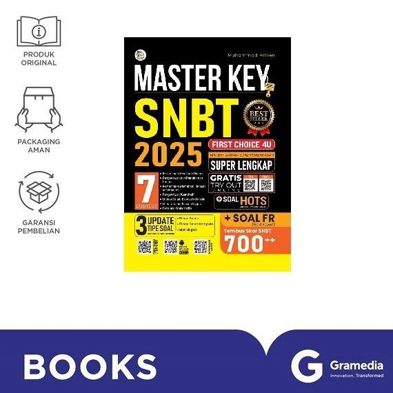 

New Gramedia Buku MASTER KEY SNBT 2025