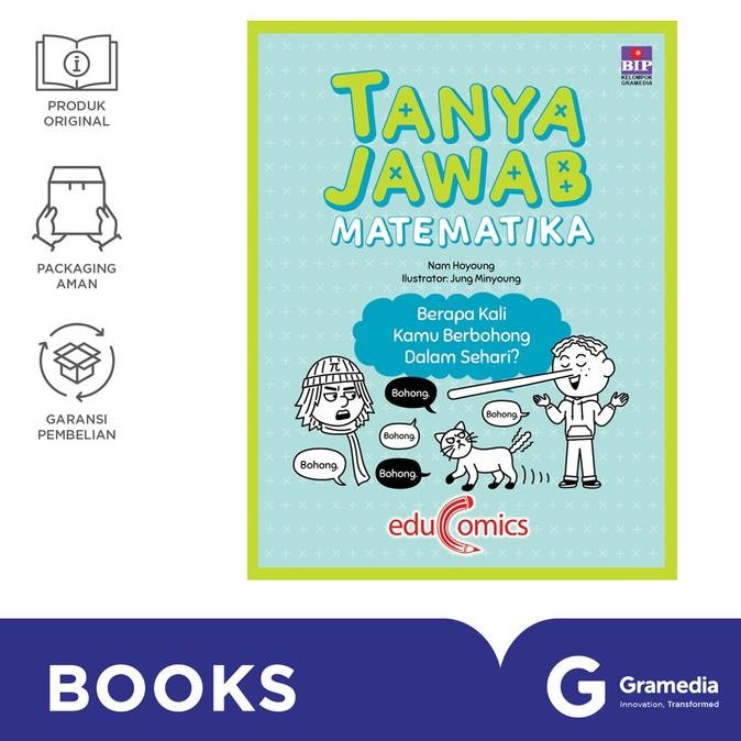 

New Gramedia Buku Seri Tanya Jawab Matematika: Berapa Kali Kamu Berbohong dalam Sehari (Nam Hoyoung)