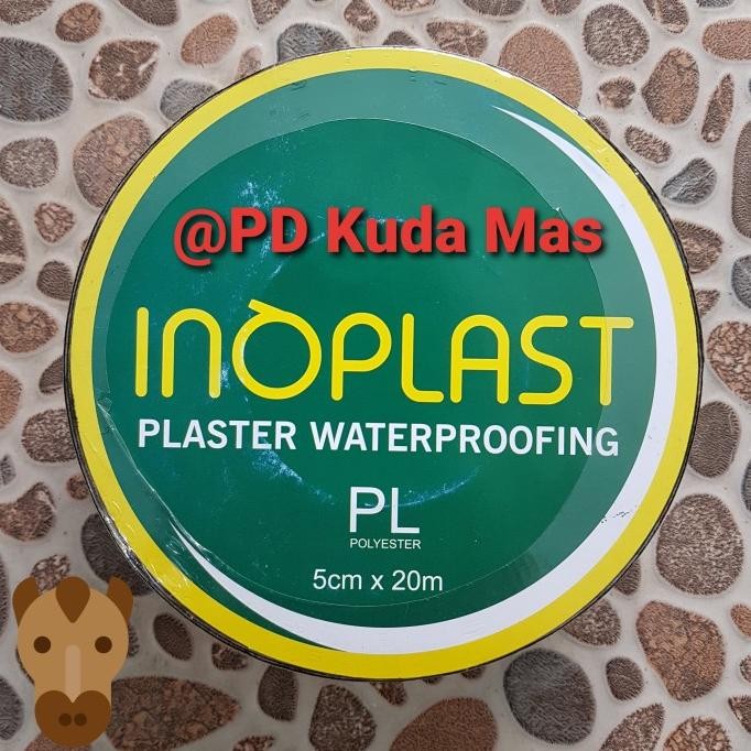 

LAKBAN ANTI BOCOR INOPLAST PL POLYESTER 5CM X 20M (ROLL BESAR) ASLI