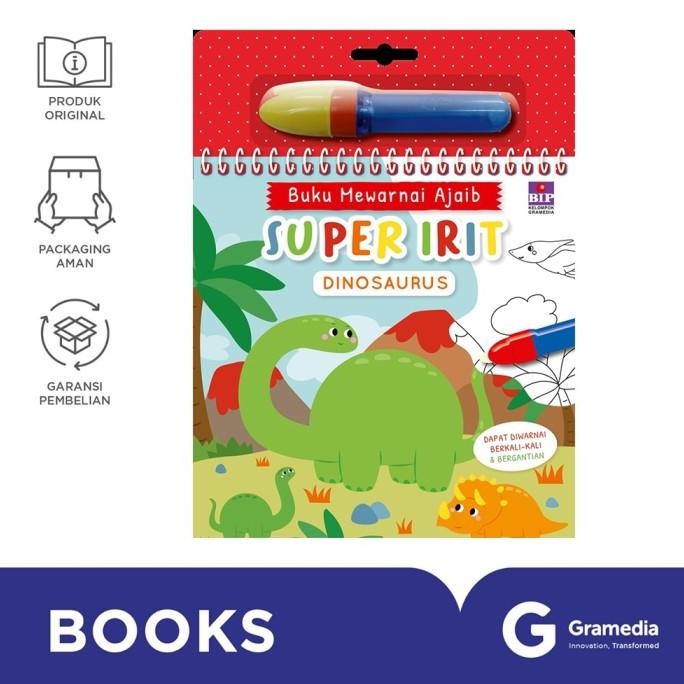 

New Gramedia Buku Mewarnai Ajaib Super Irit: Dinosaurus