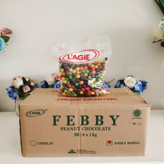 

lagie febby peanut warna kartonan 6 kg @1kg