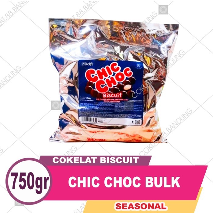 

DELFI COKELAT - CHIC CHOC - ORIGINAL - 750 gr - COKLAT ISI BISCUIT