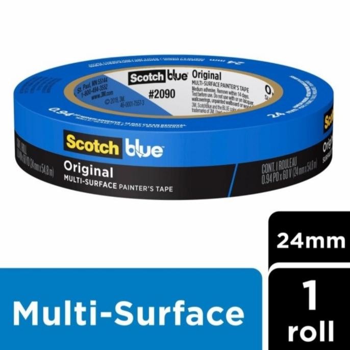 

SCOTCH BLUE 3M MASKING TAPE ORIGINAL USA - LAKBAN ISOLASI PITA KERTAS ASLI