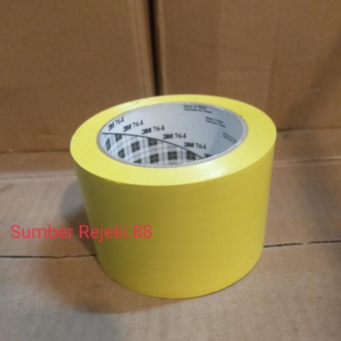 

3M FLOOR MARKING TAPE 764 - VINIL TAPE - LAKBAN GARIS LANTAI - 10CM ASLI