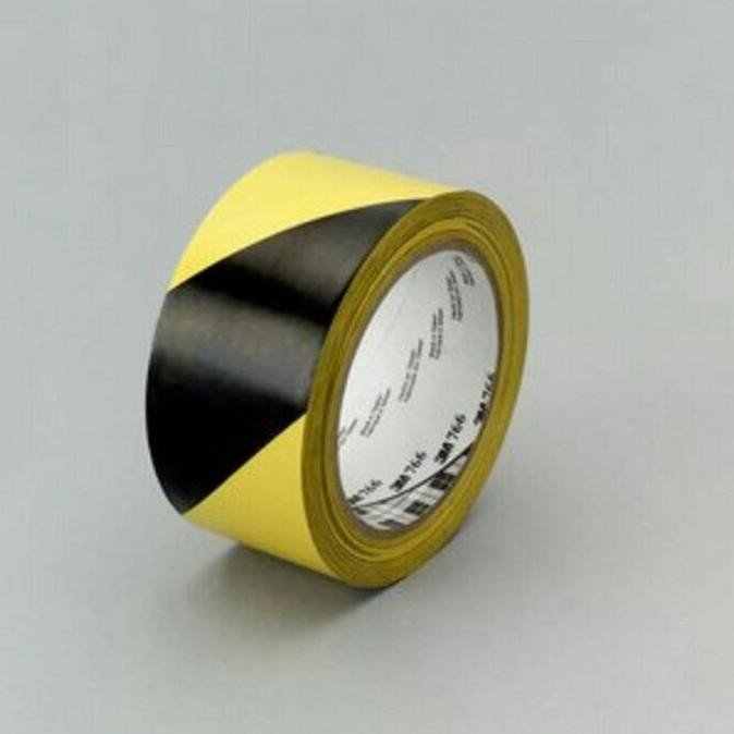 

3M YELLOW-BLACK 766 2"IN X 33M LAKBAN LANTAI 766 FLOOR MARKING TAPE ASLI