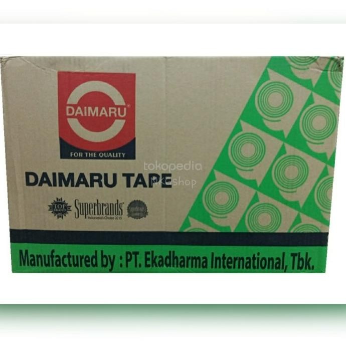 

LAKBAN DAIMARU/OPP DAIMARU 48MMX L100Y, ORIGINAL&TERMURAH(1DUS=72ROLL) ASLI