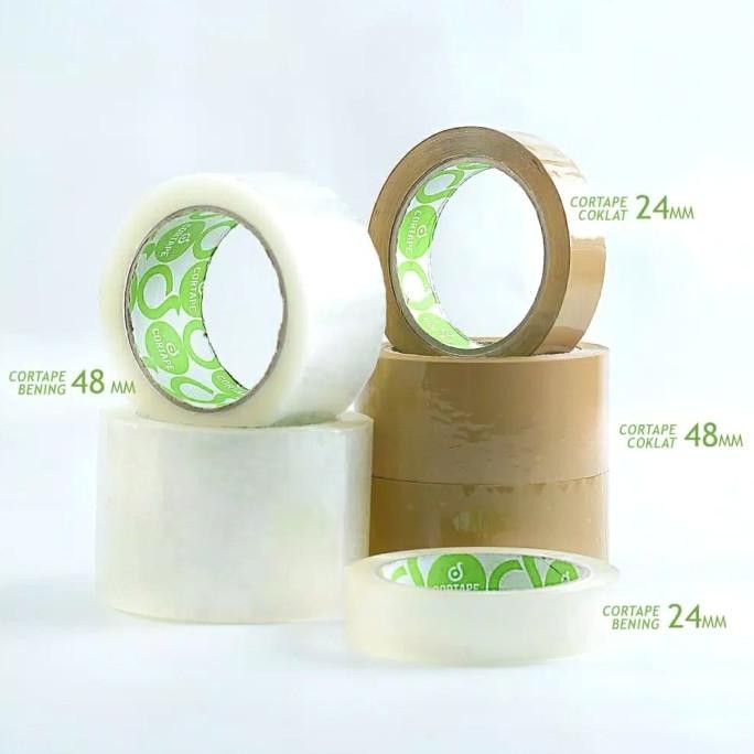 

LAKBAN CORTAPE 48MM 90YARD (1/2 DUS ISI 36ROLL) ASLI