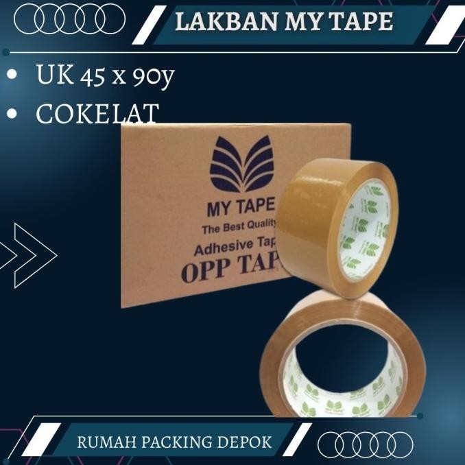

LAKBAN COKLAT MURAH 90 YARD ASLI