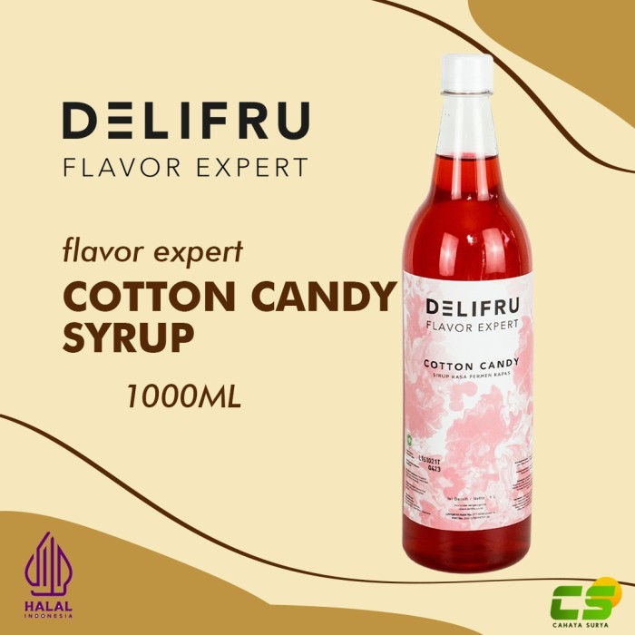 

Delifru Syrup/Sirup - Cotton Candy Syrup 1000 ml