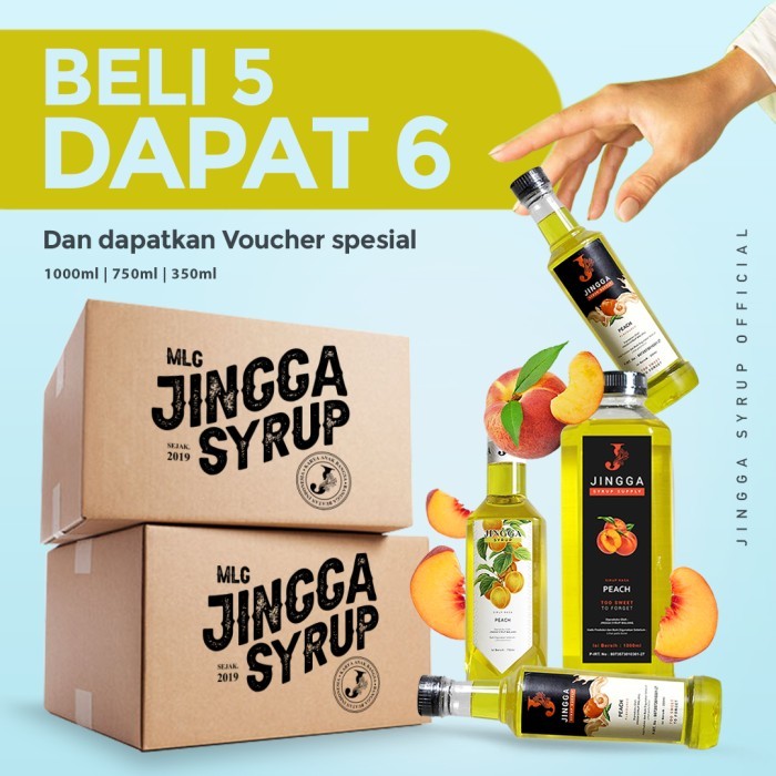 

Jingga Syrup 1 Box isi 6 Botol / 6 Liter