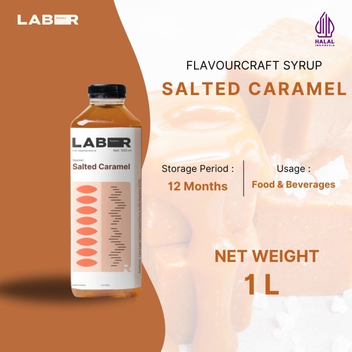 

LABR Salted Caramel Syrup (Sirup Salted Caramel)