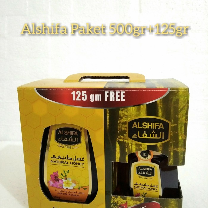 

Madu Arab Alshifa Paket 500gr+125gr Asli Arab