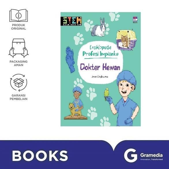 

New Gramedia Buku STEM ENSIKLOPEDIA PROFESI IMPIANKU: DOKTER HEWAN