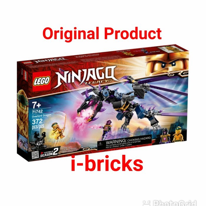 MURAH LEGO Ninjago 71742 Overlord Dragon