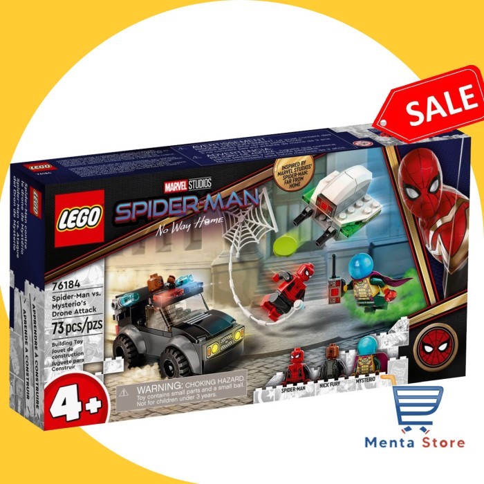 CUCI GUDANG LEGO Spiderman 76184 Spider-Man vs. Mysterio Drone Attack No Way Home