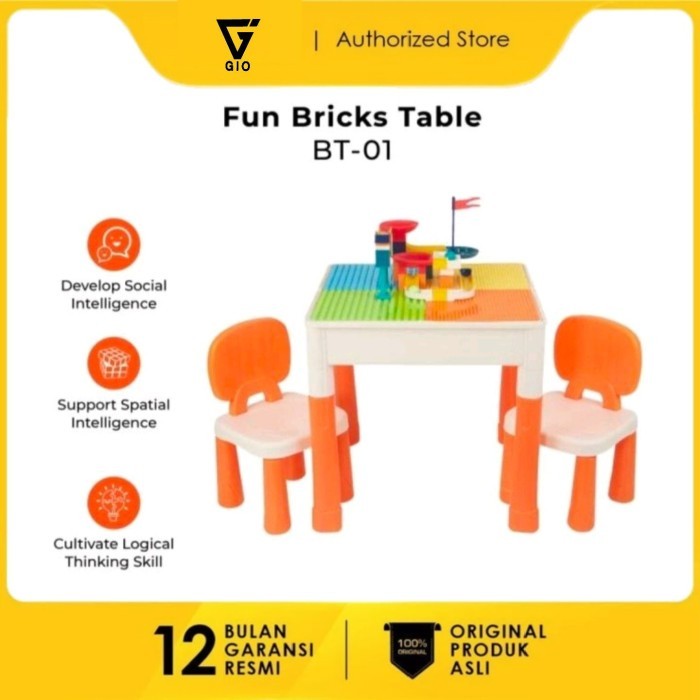 CUCI GUDANG Olike Fun Bricks Table Edutoys Mainan Edukasi Leo Meja Lego Ser Olike