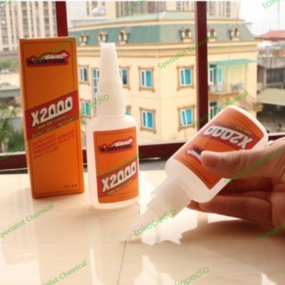 Strapping Lem Super X2000 - Lem Serbaguna - Lem Serba Bisa 50Ml Original