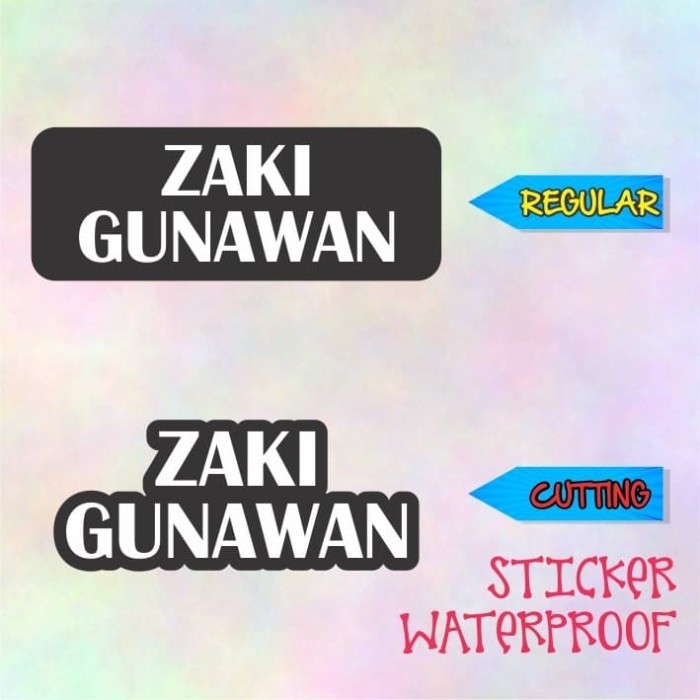 

Cuci Gudang..!! Sticker Waterproof Label Nama Anak Zaki