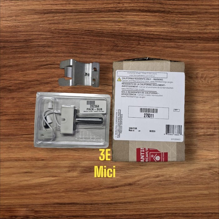 Ignitor igniter pemantik mesin pengering dryer Maytag Whirlpool ASLI