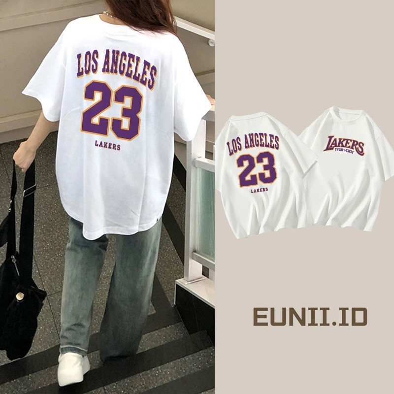 PALING MURAH EUNII T-shirt Lengan Pendek Wanita Pakaian Jersey bola basket No. 23 Korean Style/Kaos