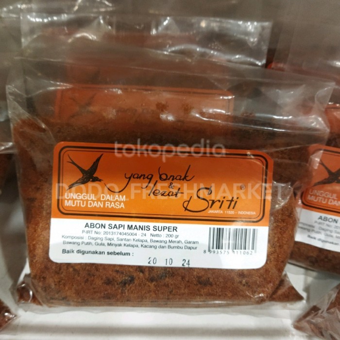 

SRITI ABON SAPI MANIS SUPER 200GR