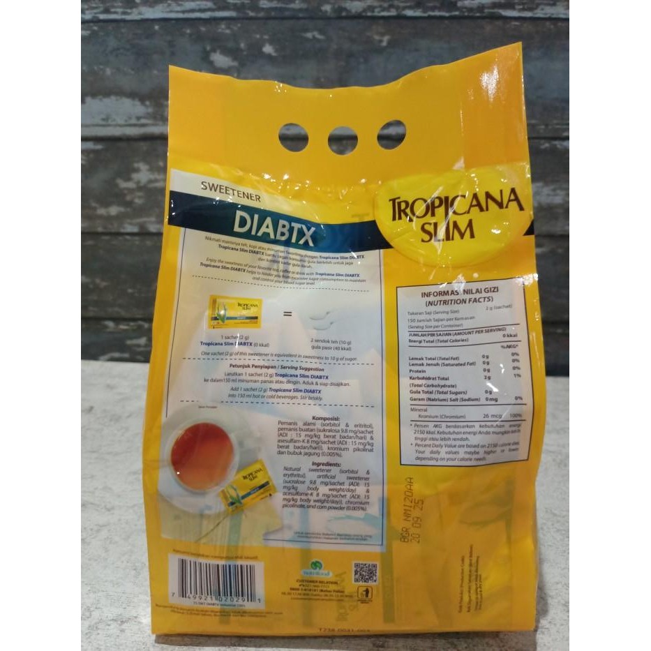 

TROPICANA SLIM DIABTX 150