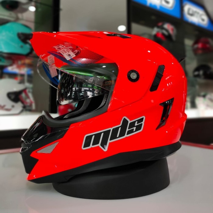 Helm Mds Supermoto Super Pro Solid