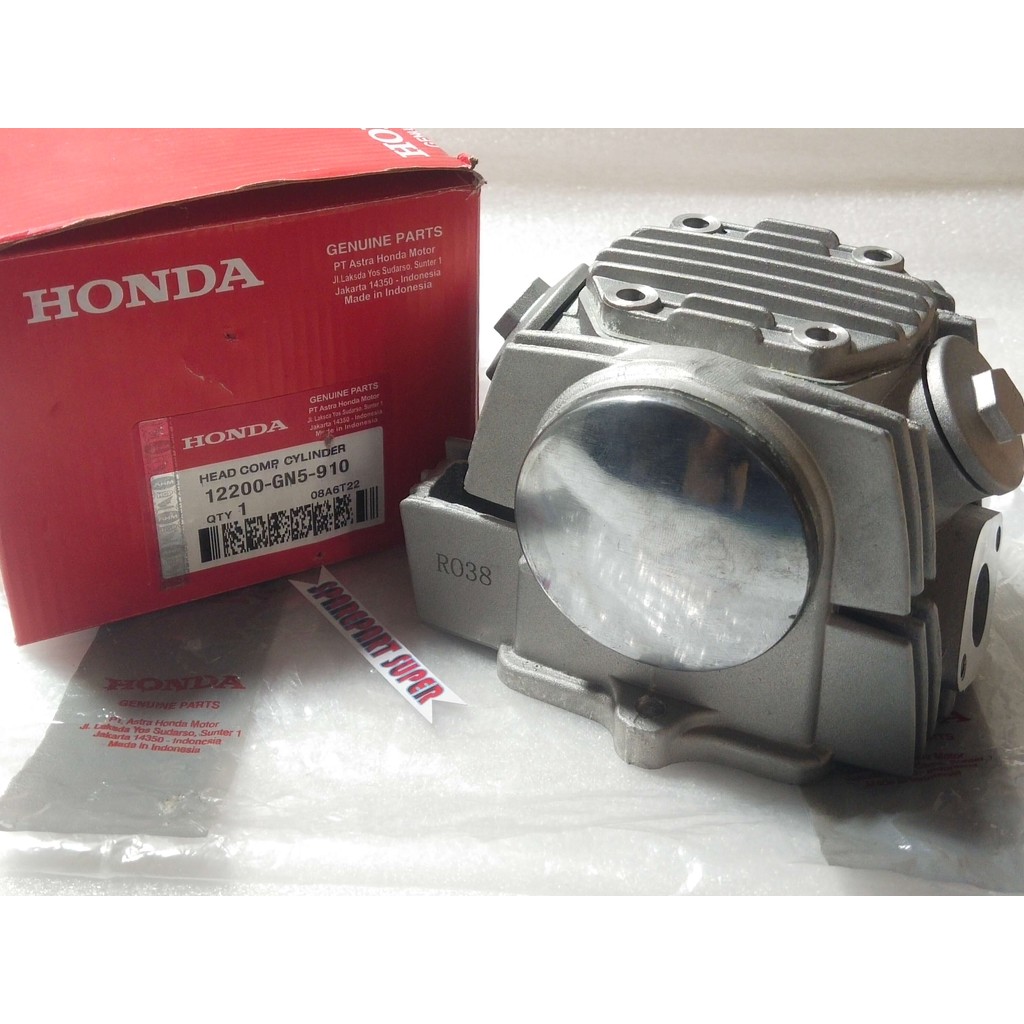 BLOK HEAD CYLINDER GRAND PART GN5, BLOK HEAD SEPEDA MOTOR HONDA GRAND