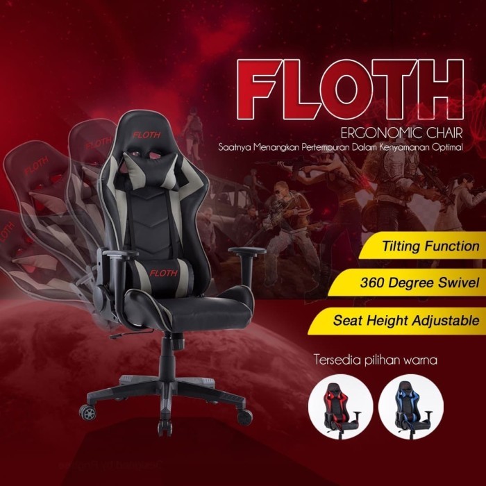 Kursi Gaming Floth Ergonomic Chair