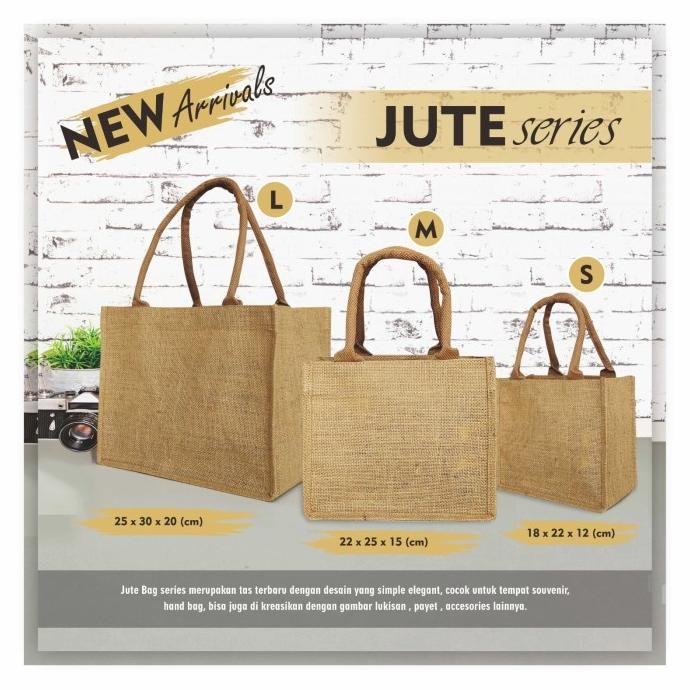 ALTHEA Tas Jute Tote Bag Goni Tas Karung Goodie Bag Karung Goni Jute