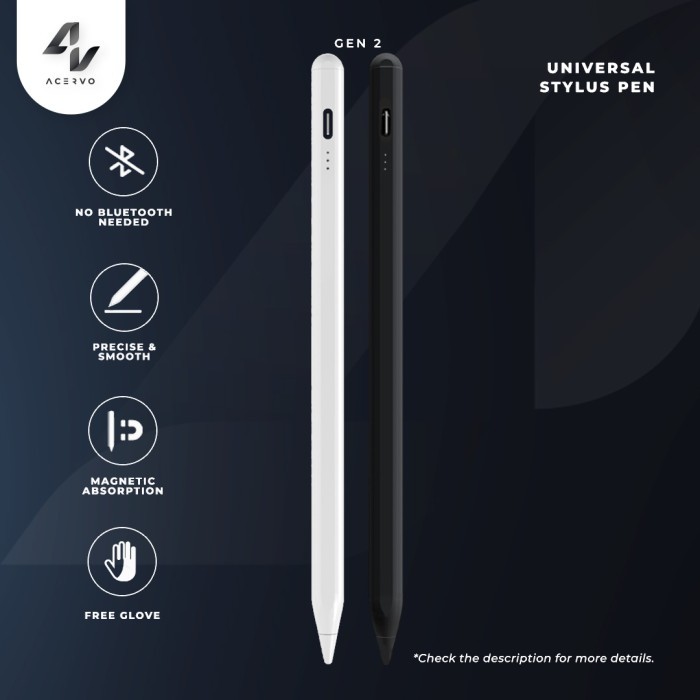 Universal Stylus Pen Active for Tablet, Android, Samsung, Xiaomi, Oppo