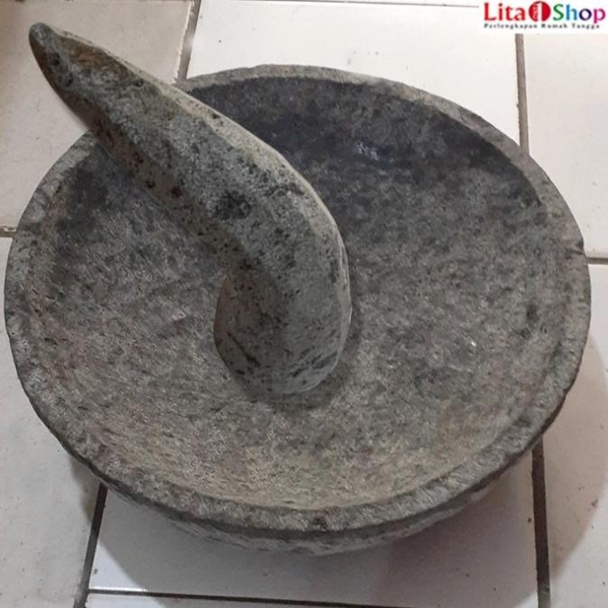 

Cobek Jumbo Batu Asli 40 cm ( Khusus Greb / Gojek ) AS78