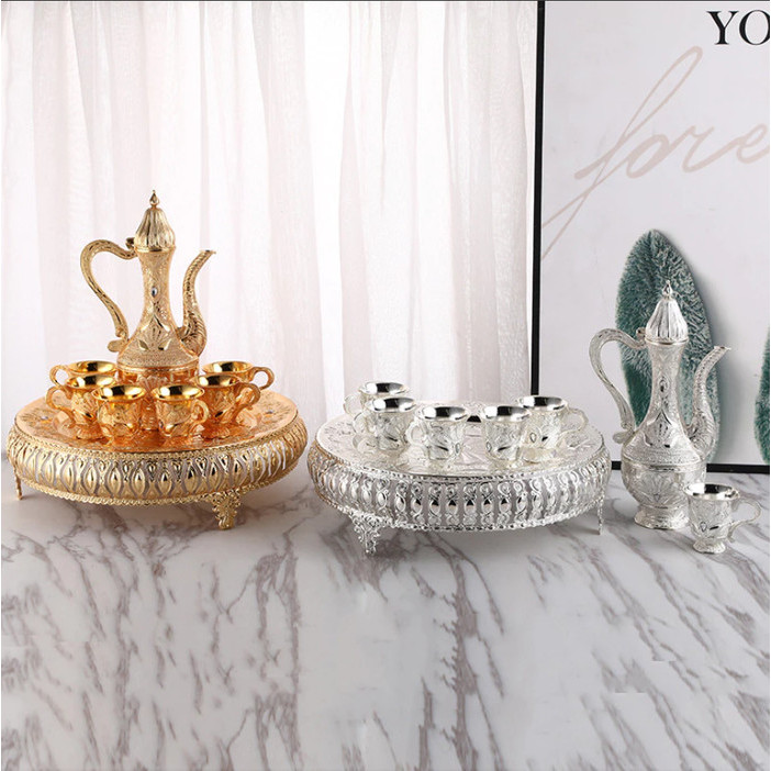 SET TEKO ESTETIK ARAB ALADIN TEKO DAN GELAS ANGGUR ANTIK