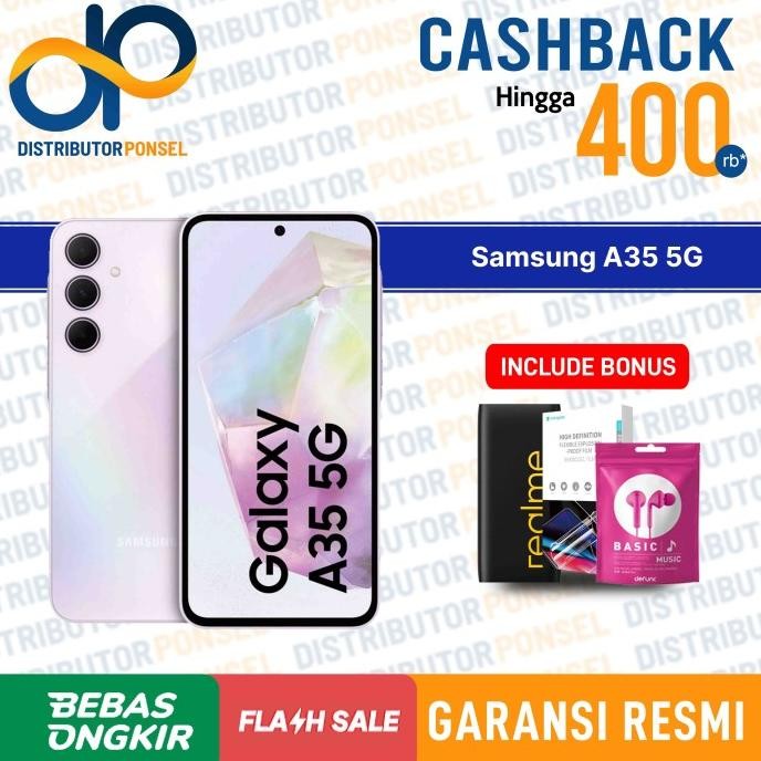 Samsung Galaxy A35 5G 8/256 Gb 8/128 Gb A 35 Garansi Resmi Not A24 A34