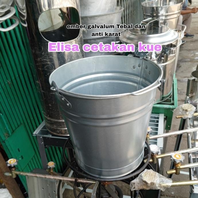 EMBER GALVANIS 10 LITER / EMBER KALENG ANTI KARAT / POT KALENG TEBAL